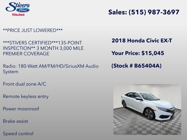 2018 Honda Civic EX-T