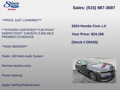 2024 Honda Civic LX