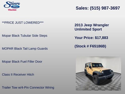 2013 Jeep Wrangler Unlimited Sport