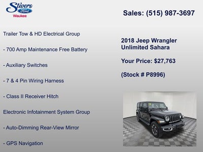 2018 Jeep Wrangler Unlimited Sahara