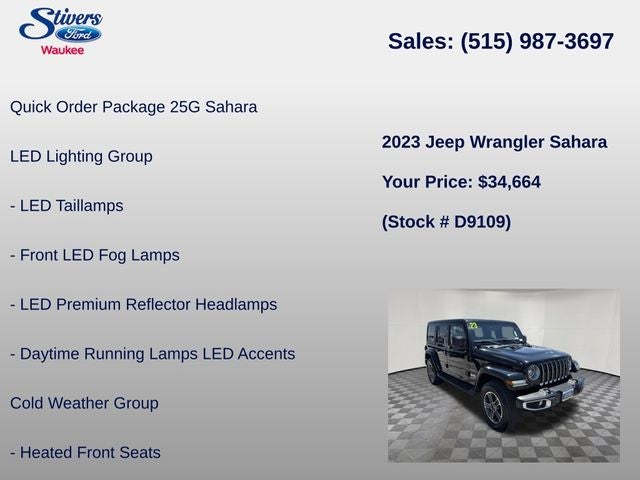 2023 Jeep Wrangler Sahara