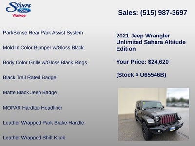 2021 Jeep Wrangler Unlimited Sahara Altitude