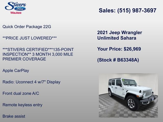 2021 Jeep Wrangler Unlimited Sahara