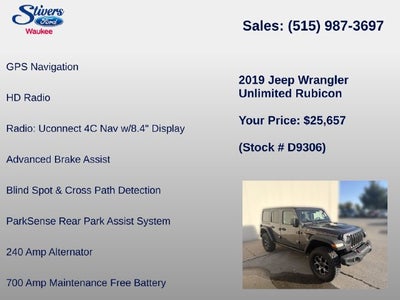2019 Jeep Wrangler Unlimited Rubicon