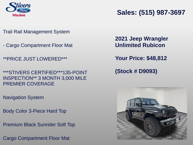 2021 Jeep Wrangler Unlimited Rubicon 392