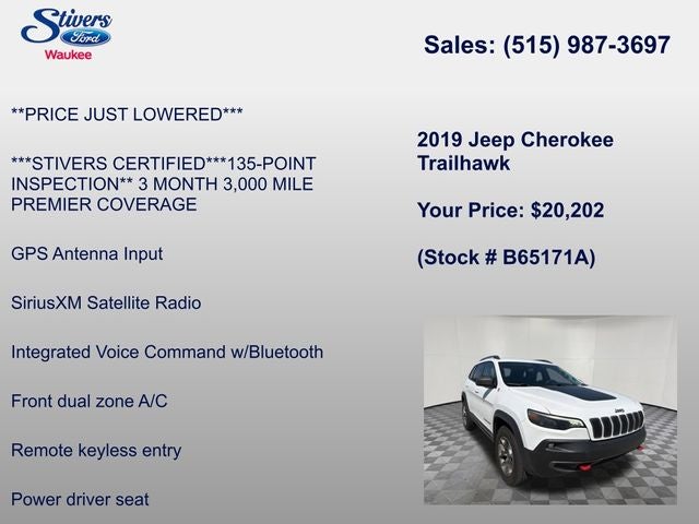 2019 Jeep Cherokee Trailhawk