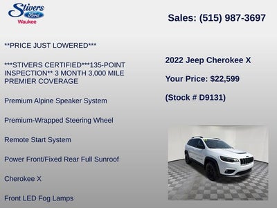 2022 Jeep Cherokee X