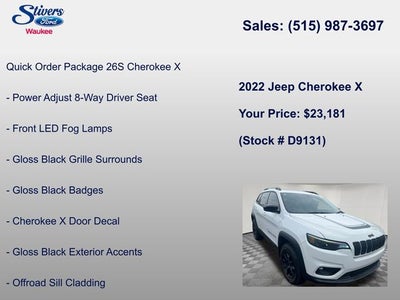 2022 Jeep Cherokee X