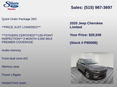 2020 Jeep Cherokee Limited