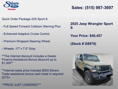 2025 Jeep Wrangler Sport S