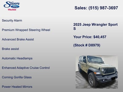 2025 Jeep Wrangler Sport S