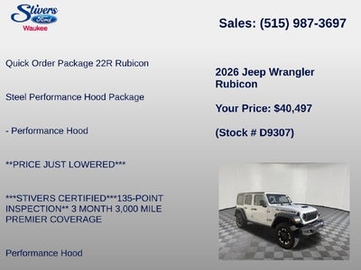 2026 Jeep Wrangler Rubicon