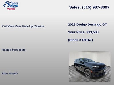 2026 Dodge Durango GT
