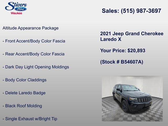 2021 Jeep Grand Cherokee Laredo X