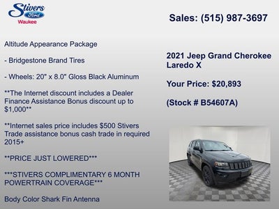 2021 Jeep Grand Cherokee Laredo X