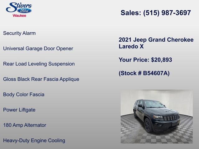 2021 Jeep Grand Cherokee Laredo X