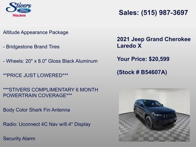 2021 Jeep Grand Cherokee Laredo X