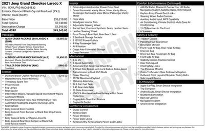 2021 Jeep Grand Cherokee Laredo X