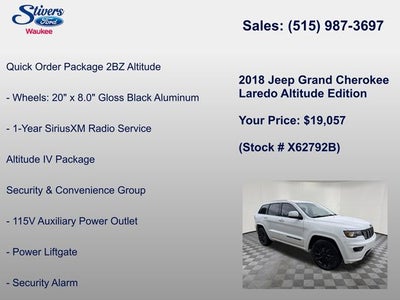 2018 Jeep Grand Cherokee Altitude
