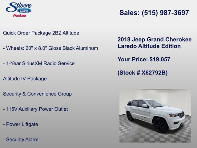 2018 Jeep Grand Cherokee Altitude