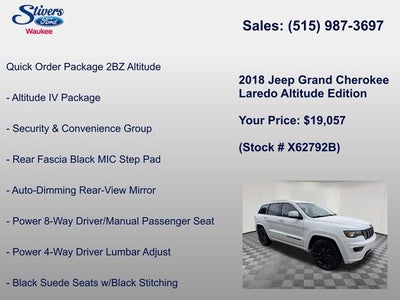 2018 Jeep Grand Cherokee Altitude