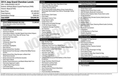 2014 Jeep Grand Cherokee Laredo