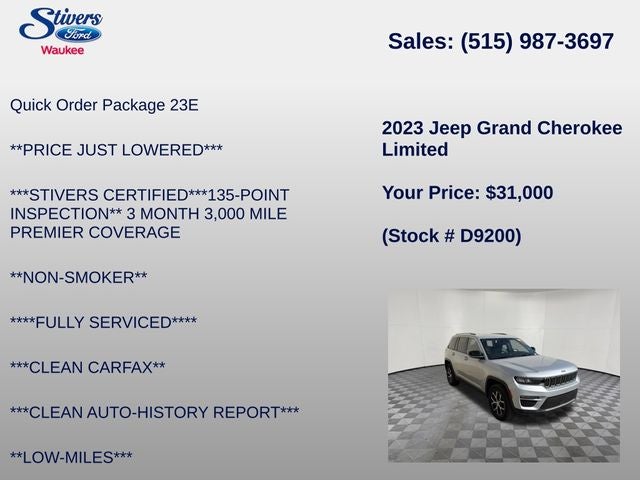 2023 Jeep Grand Cherokee Limited