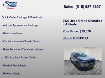 2023 Jeep Grand Cherokee L Altitude