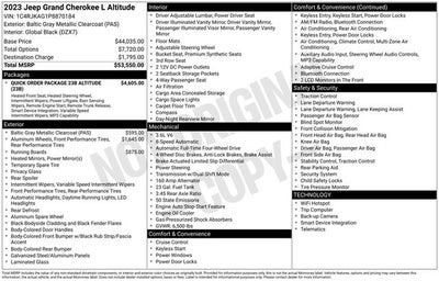 2023 Jeep Grand Cherokee L Altitude
