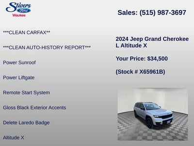 2024 Jeep Grand Cherokee L Altitude X