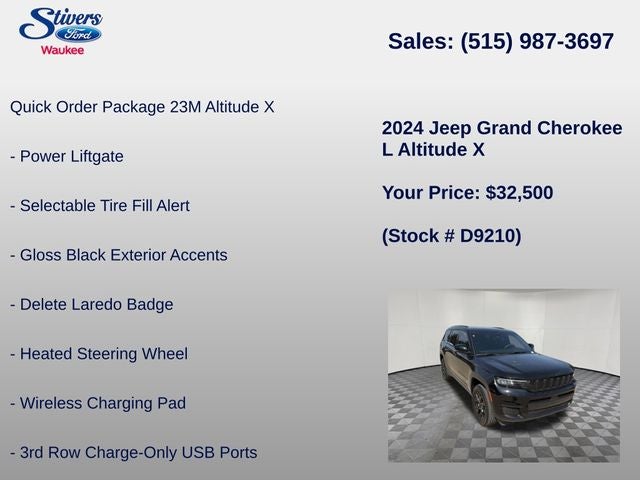 2024 Jeep Grand Cherokee L Altitude X