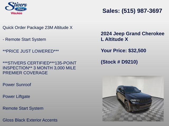 2024 Jeep Grand Cherokee L Altitude X