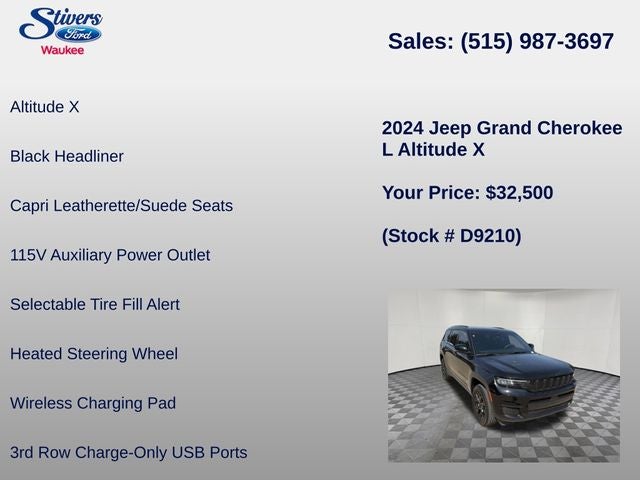 2024 Jeep Grand Cherokee L Altitude X