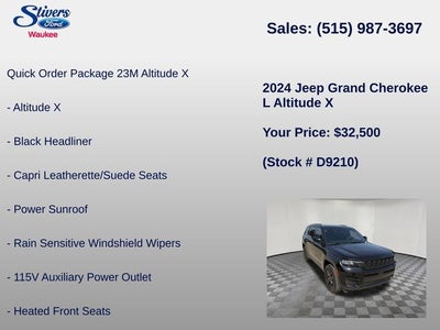 2024 Jeep Grand Cherokee L Altitude X