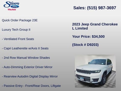 2023 Jeep Grand Cherokee L Limited