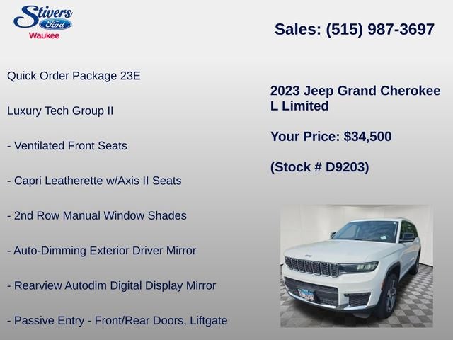 2023 Jeep Grand Cherokee L Limited