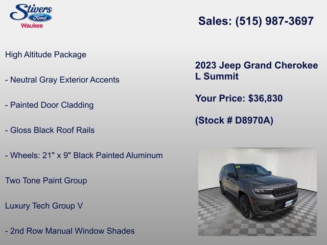 2023 Jeep Grand Cherokee L Summit