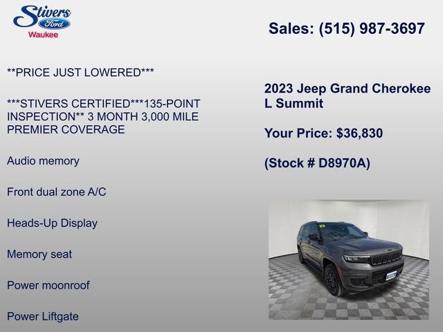 2023 Jeep Grand Cherokee L Summit
