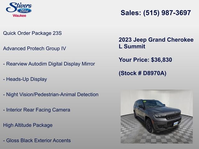 2023 Jeep Grand Cherokee L Summit