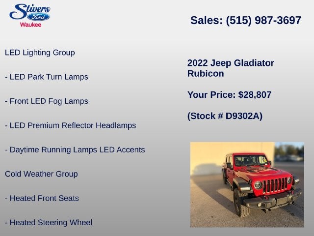 2022 Jeep Gladiator Rubicon