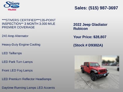 2022 Jeep Gladiator Rubicon