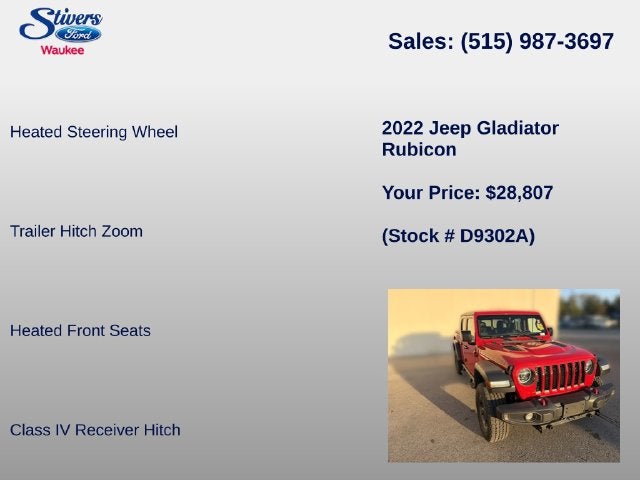 2022 Jeep Gladiator Rubicon