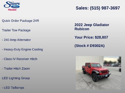 2022 Jeep Gladiator Rubicon
