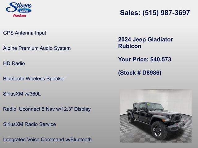 2024 Jeep Gladiator Rubicon