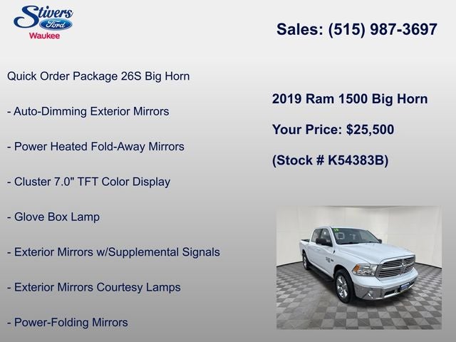 2019 RAM 1500 Classic Big Horn