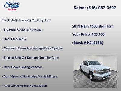 2019 RAM 1500 Classic Big Horn