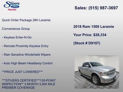 2018 RAM 1500 Laramie