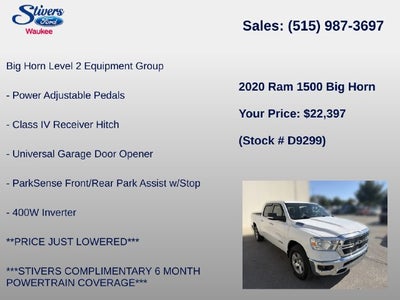 2020 RAM 1500 Big Horn/Lone Star