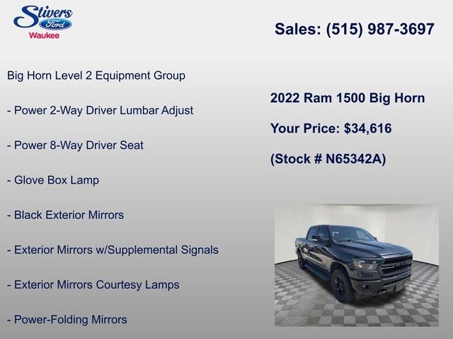 2022 RAM 1500 Big Horn/Lone Star