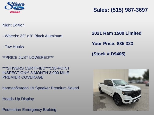 2021 RAM 1500 Limited